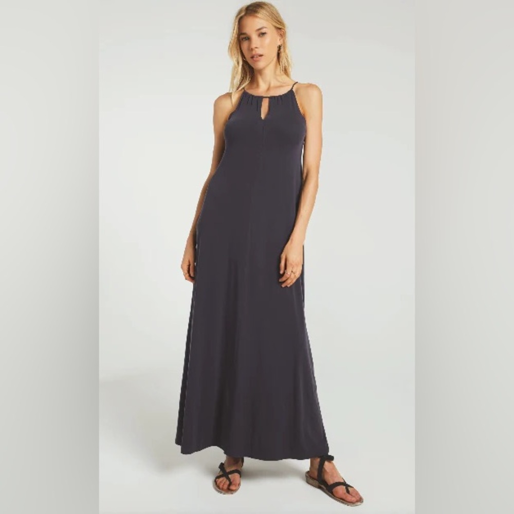 NWOT Z Supply charcoal grey Marta maxi dress size small